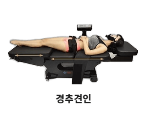 감압 견인치료기 경추견인 측면부 사진